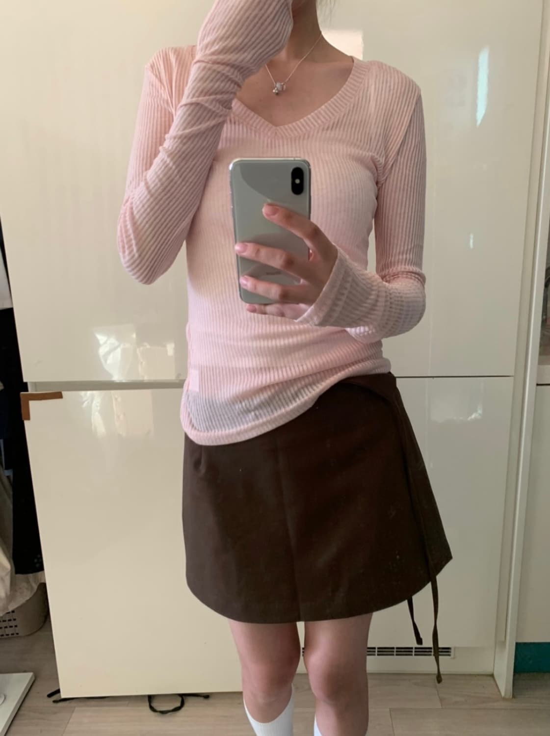 보우아카이브 시스루 롱슬리브 상품이미지1