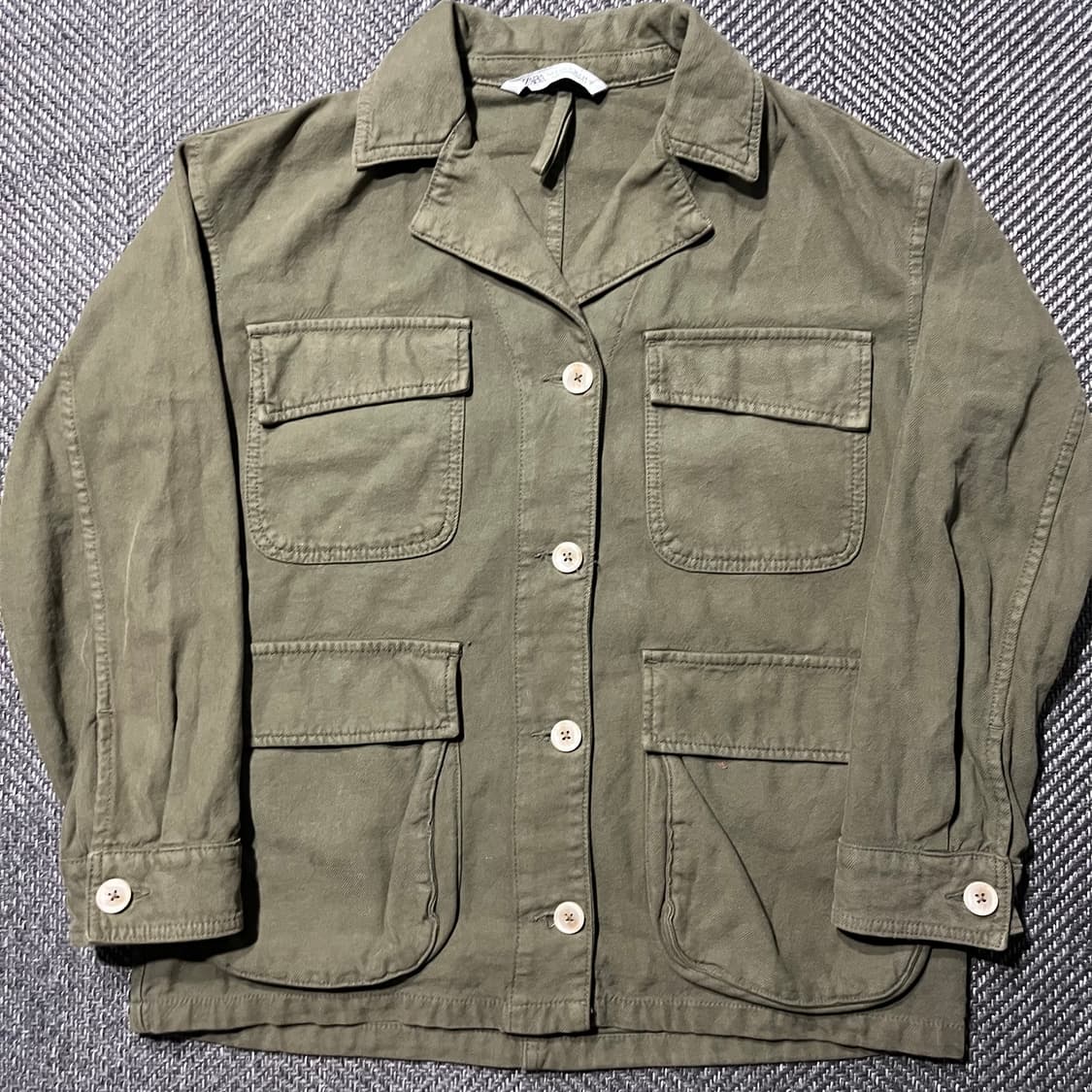 ZARA 자라 면자켓 상품이미지2