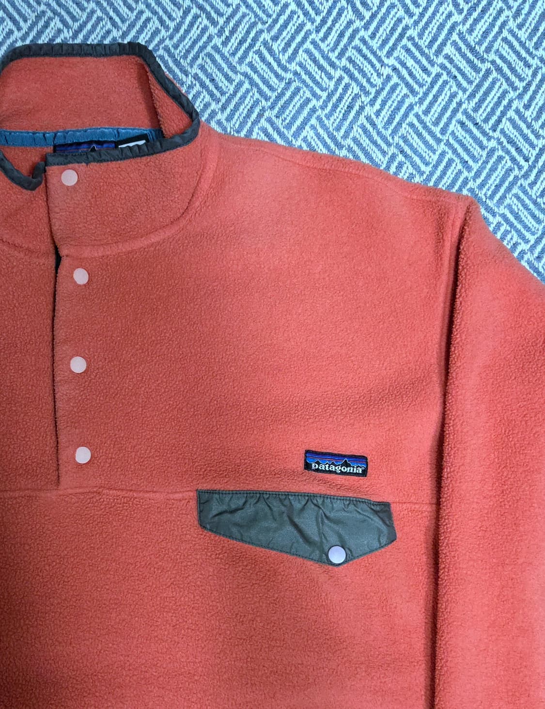 (L)파타고니아 빈티지핑크 컬러 신칠라 플리스 후리스 상품이미지2