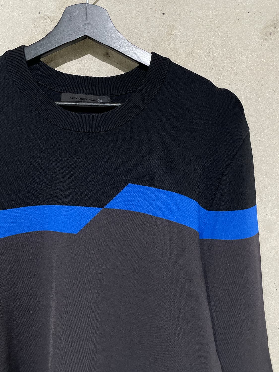 알렉산더 왕 14F/W 차콜 미스얼라인 스트라이프 크루넥 니트 상품이미지3