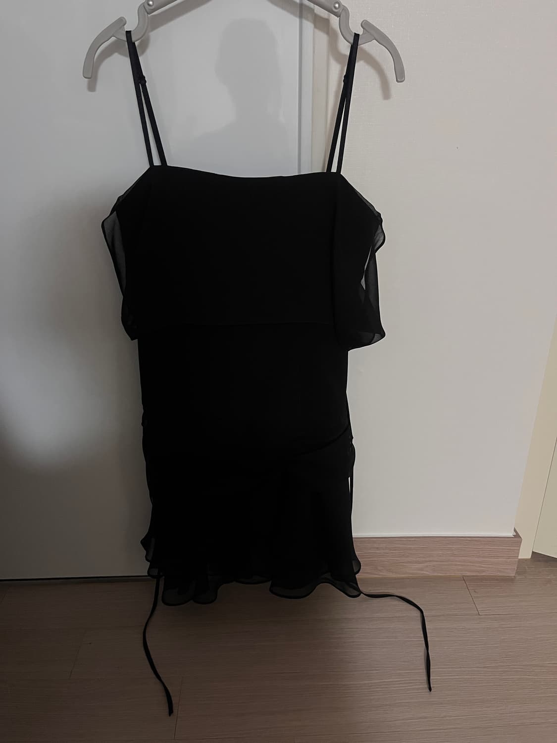 페인오어플레져 메리쉬폰드레스 블랙 스몰 상품이미지1