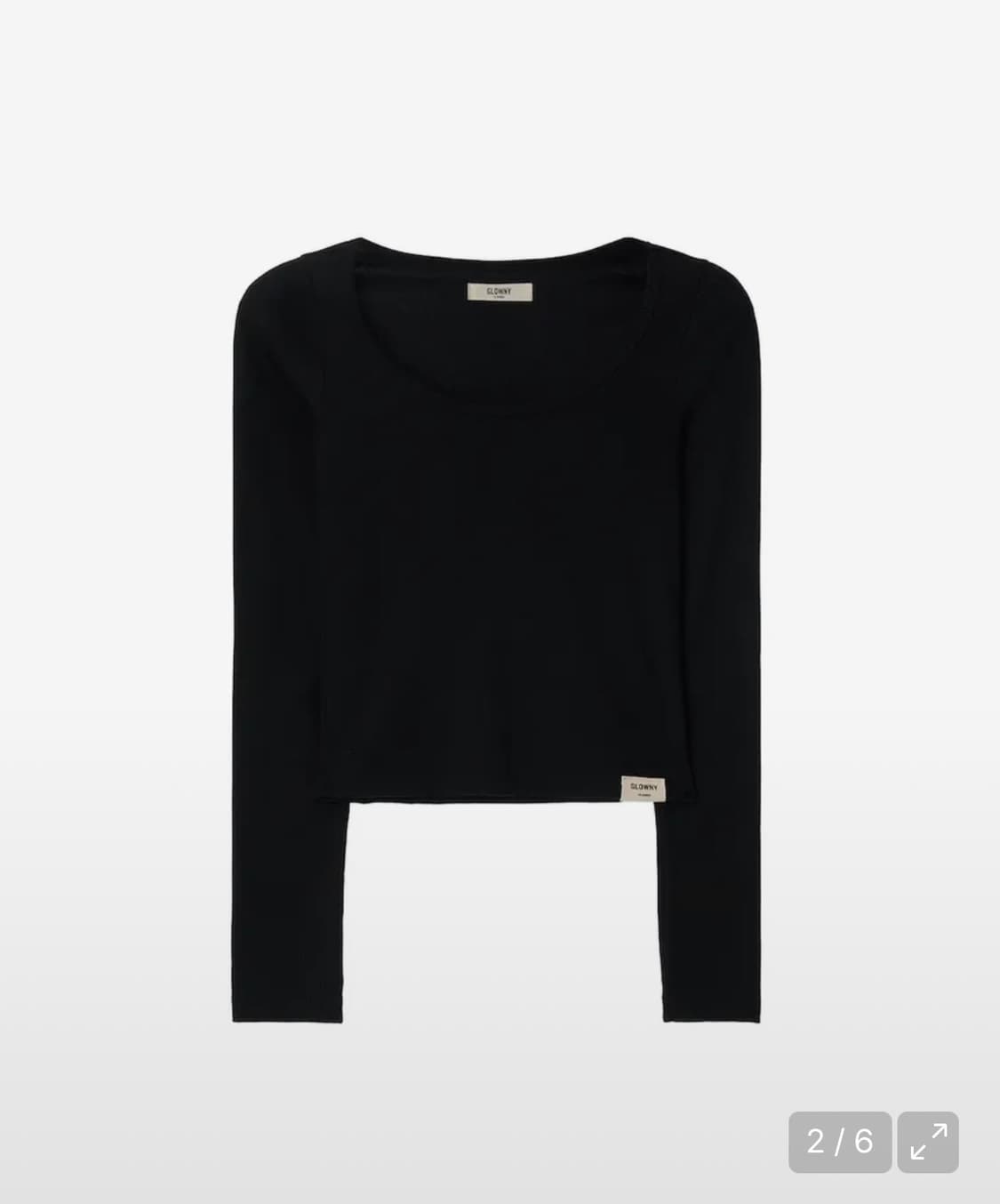 글로니 G CLASSIC RIB SCOOP LONG SLEEVE 상품이미지2