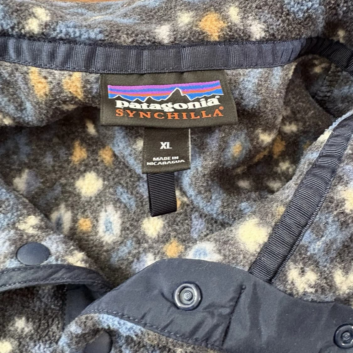  10s 파타고니아 신칠라 스냅-T 네이비 상품이미지4