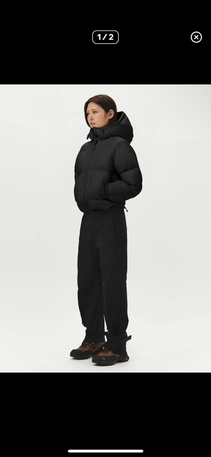 누마레 브라운 숏패딩s 우먼 브라운 상품이미지3