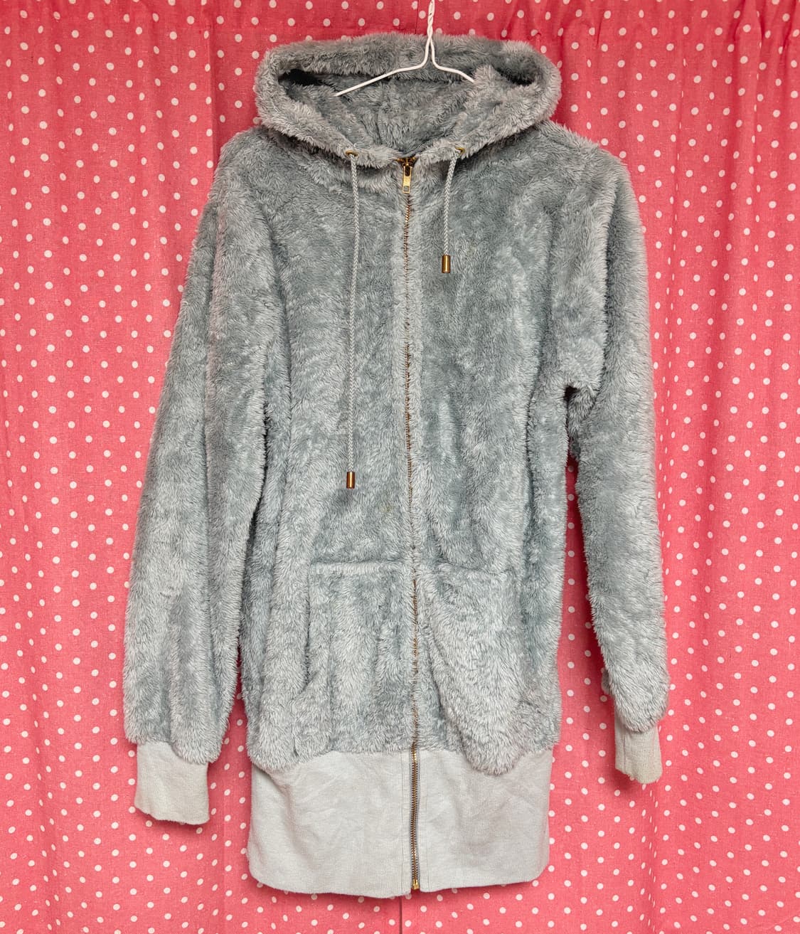 [Provador] 퍼 롱 후드 집업  상품이미지1