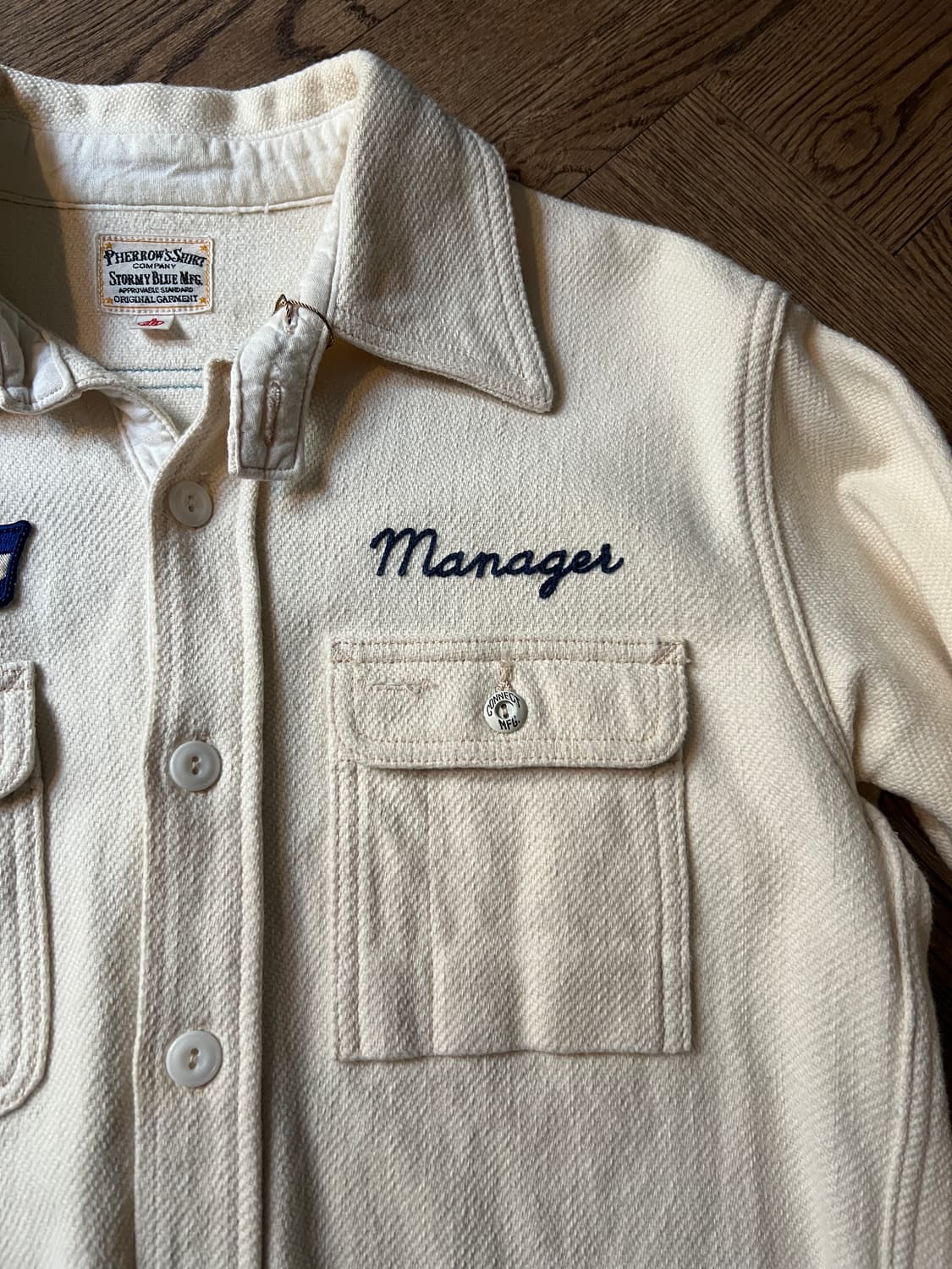 [S]Pherroe's 페로우즈 AUTO CENTER 워크셔츠 상품이미지4