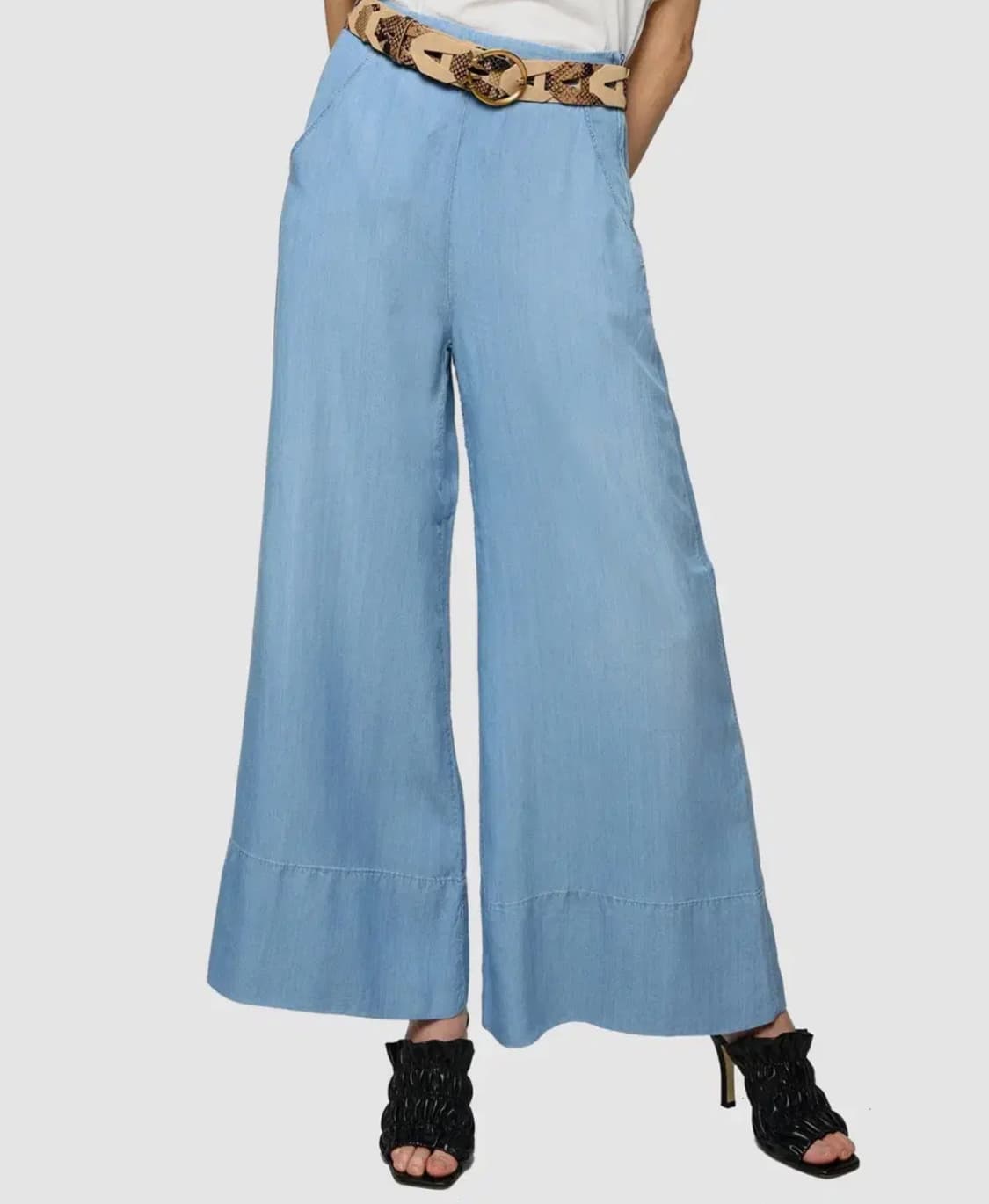 26 핀코 데님 청바지 트라우저 리오셀 와이드핏 플레어핏 핑코 상품이미지1