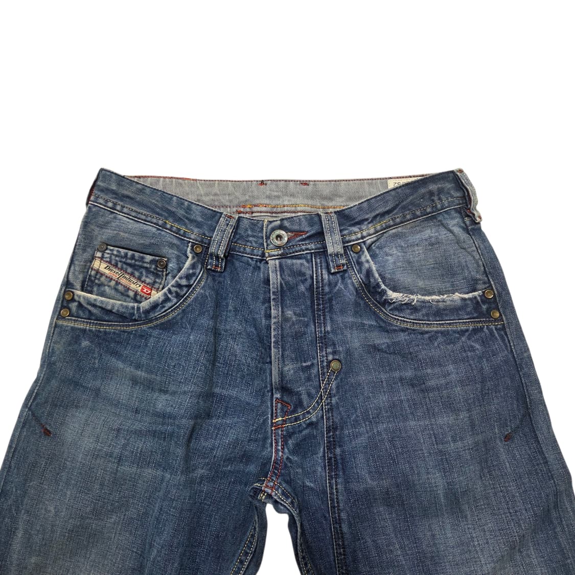 Diesel 디젤 LEMMEN 레귤러핏 스트레이트 데님 팬츠 30  상품이미지3