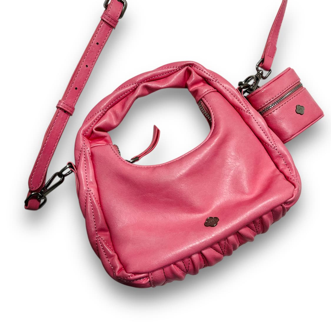 오로 퀼팅 핑크 미니 크로스백 상품이미지2