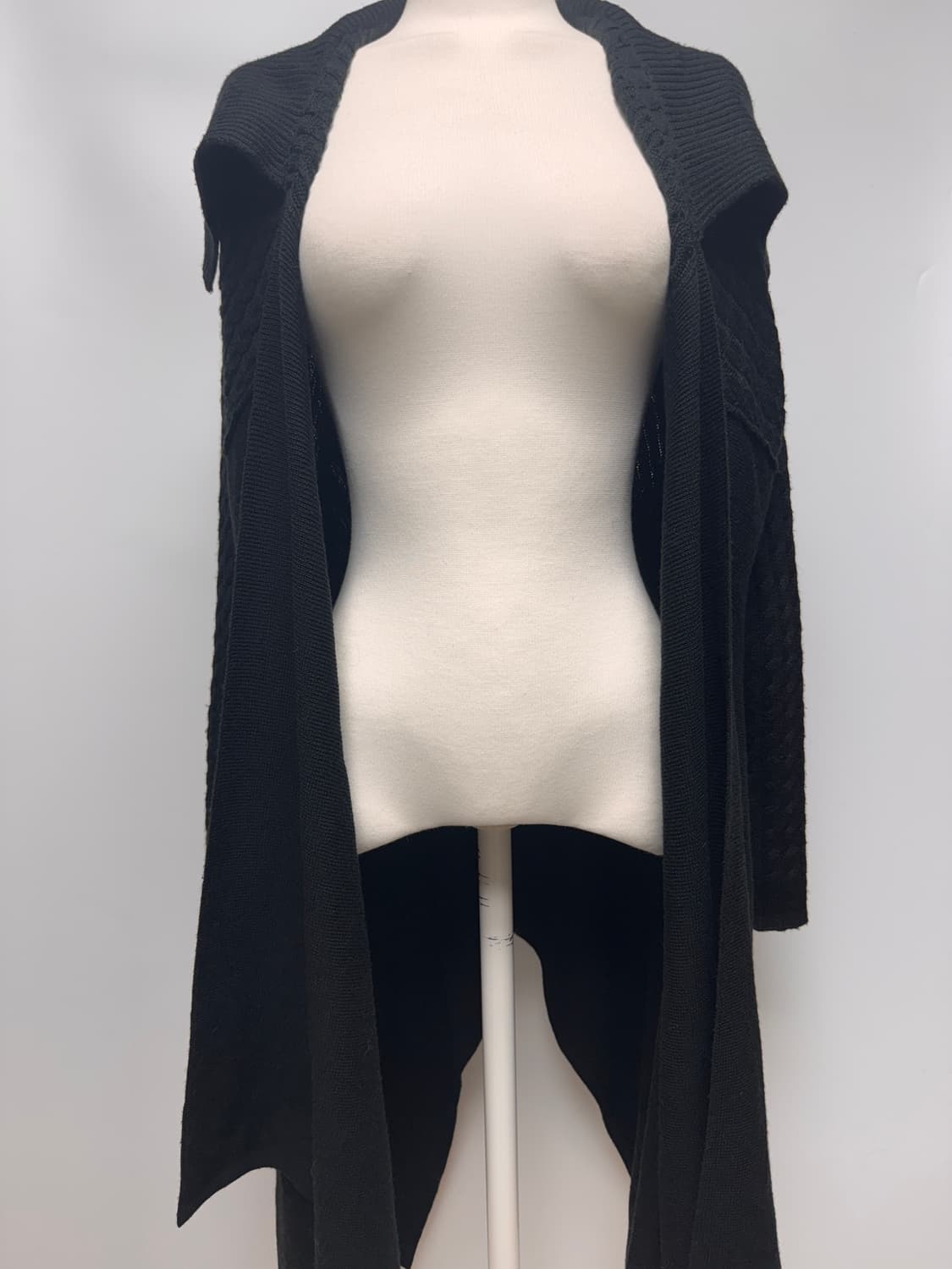 Max&co  아방가르드 오픈형 롱가디건  다크웨어  상품이미지1