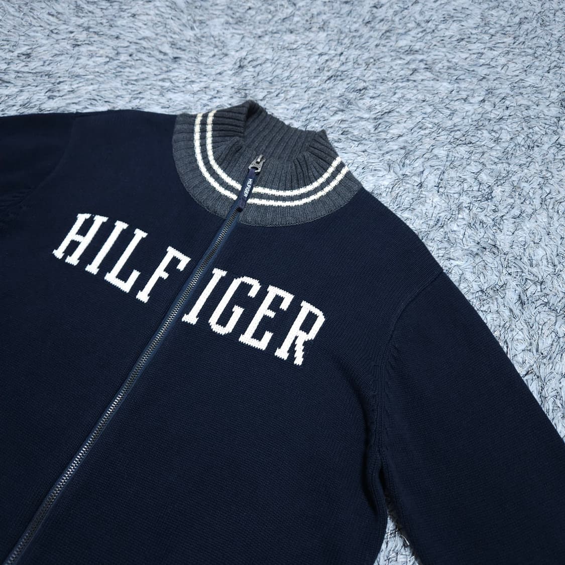 타미힐피거) M 남자 면니트집업 / 왕눈이샵 상품이미지4