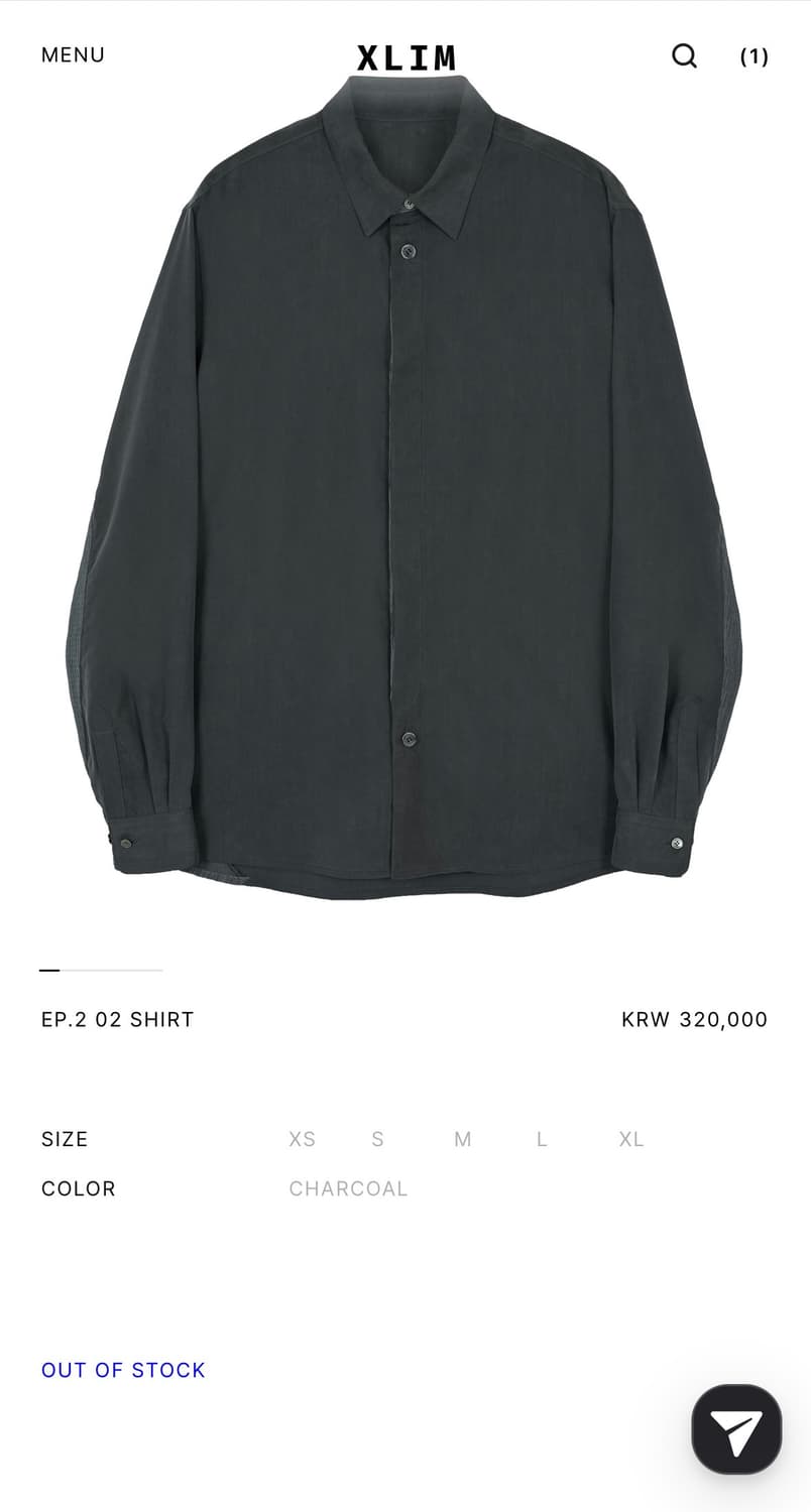 xlim ep.2 02 shirts 판매합니다. 상품이미지1