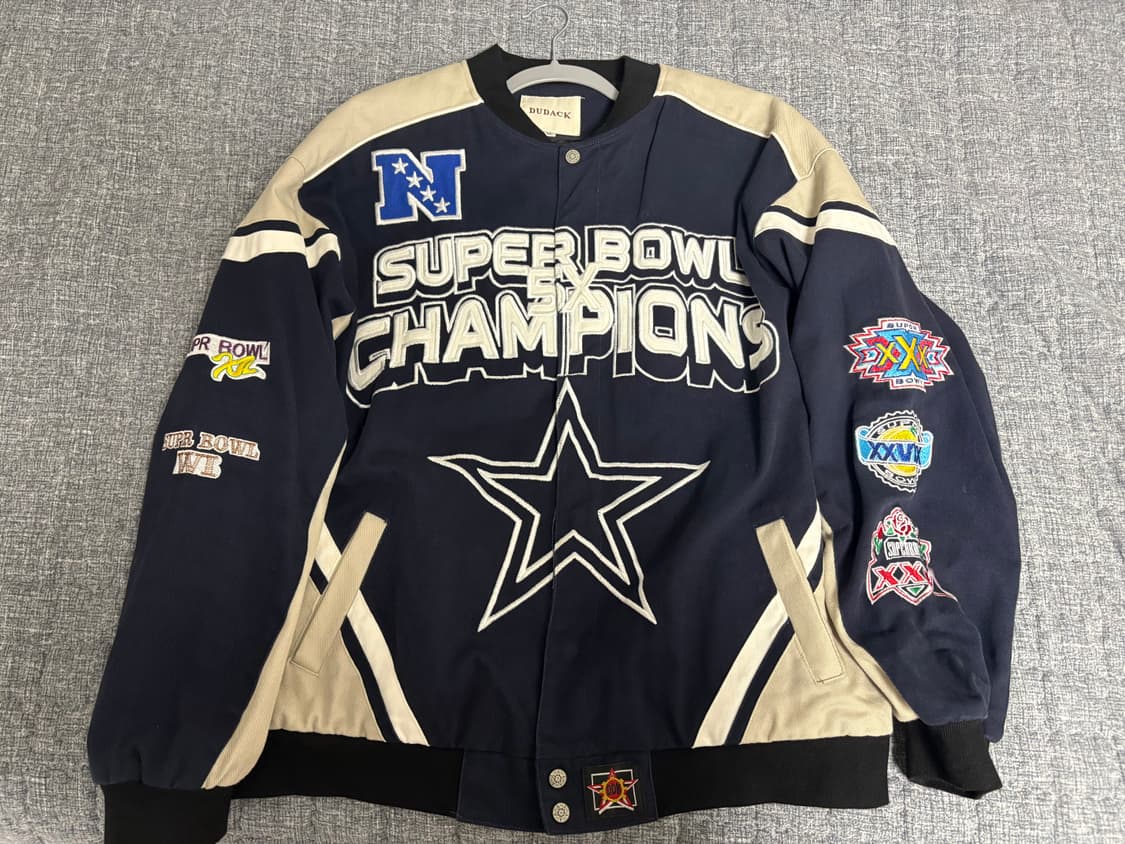 DUDACK 슈퍼볼 챔피언 바시티 자켓 상품이미지1