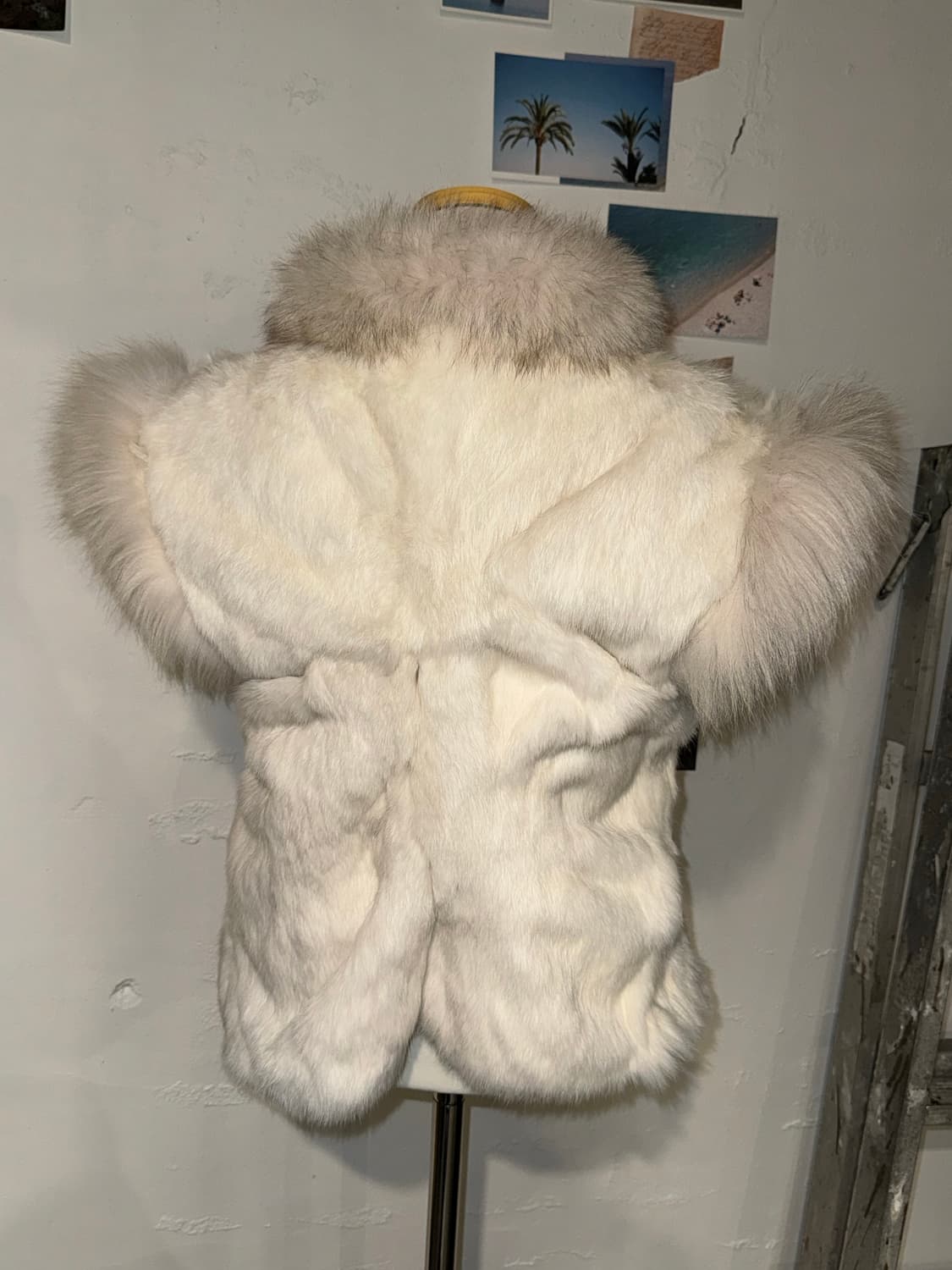 리버서블 리얼퍼 조끼 상품이미지1