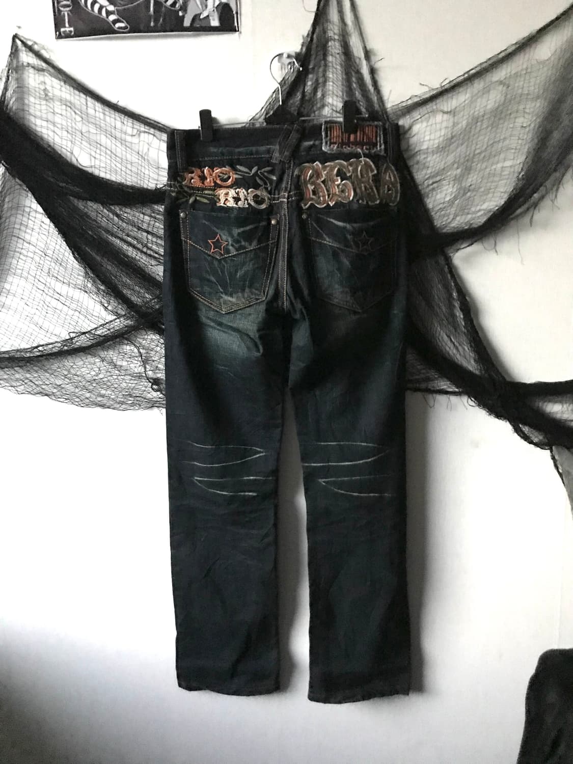 Riobera back patch detail jeans 상품이미지1