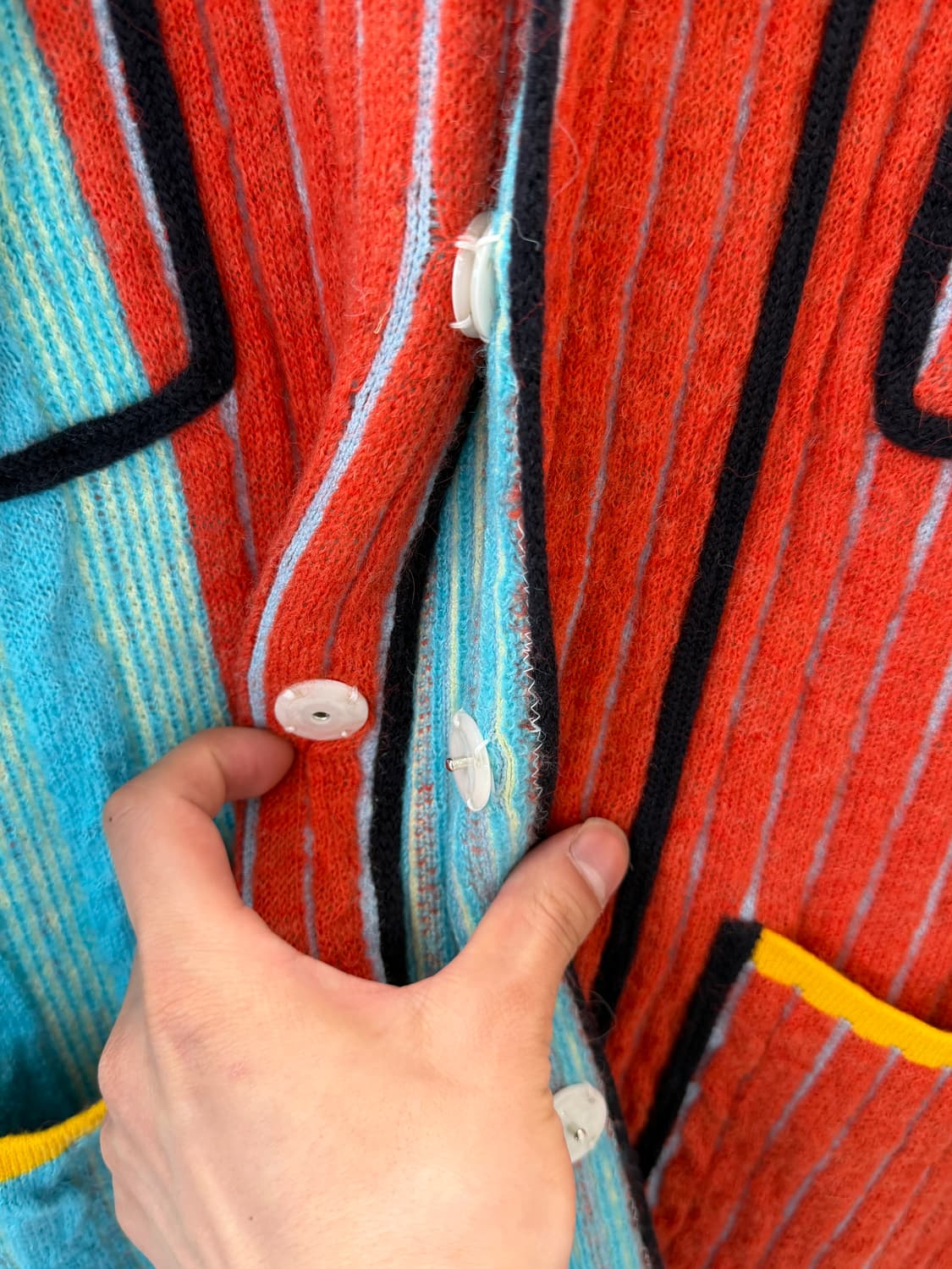 colorblock knit cardigan 상품이미지4