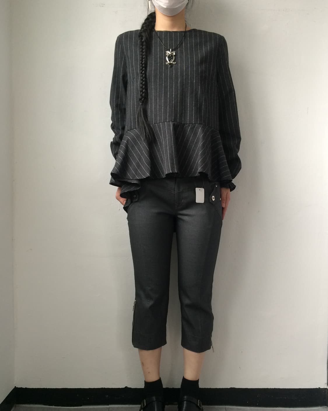 Stripe pattern blouse 상품이미지1