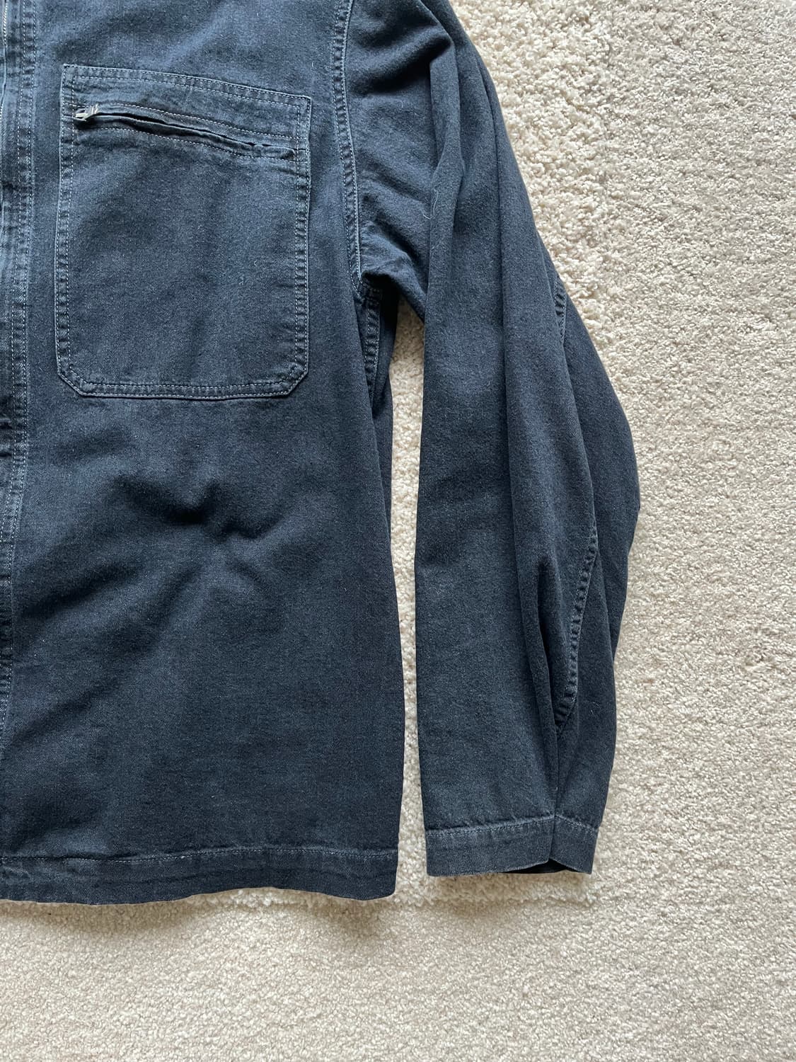 르메르 집업 데님 자켓 미드나잇 블루 (103-105) 상품이미지5