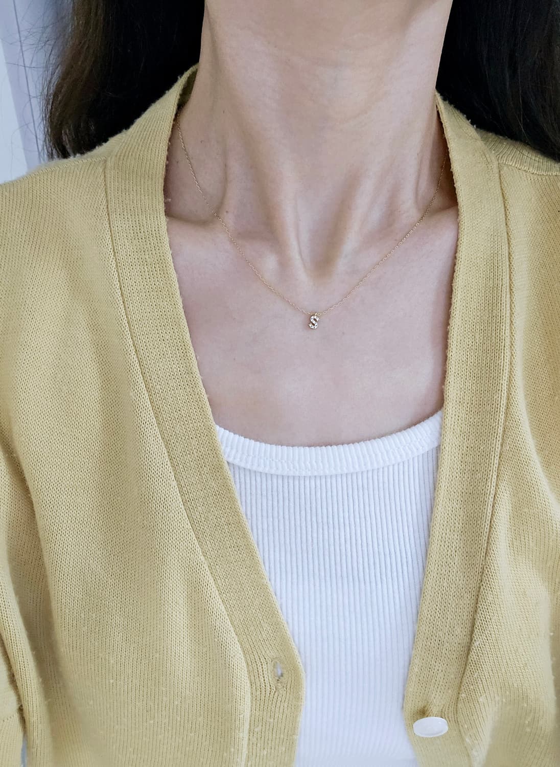 넘버링 10k 이니셜 골드 목걸이 [정품/택포함] 상품이미지6