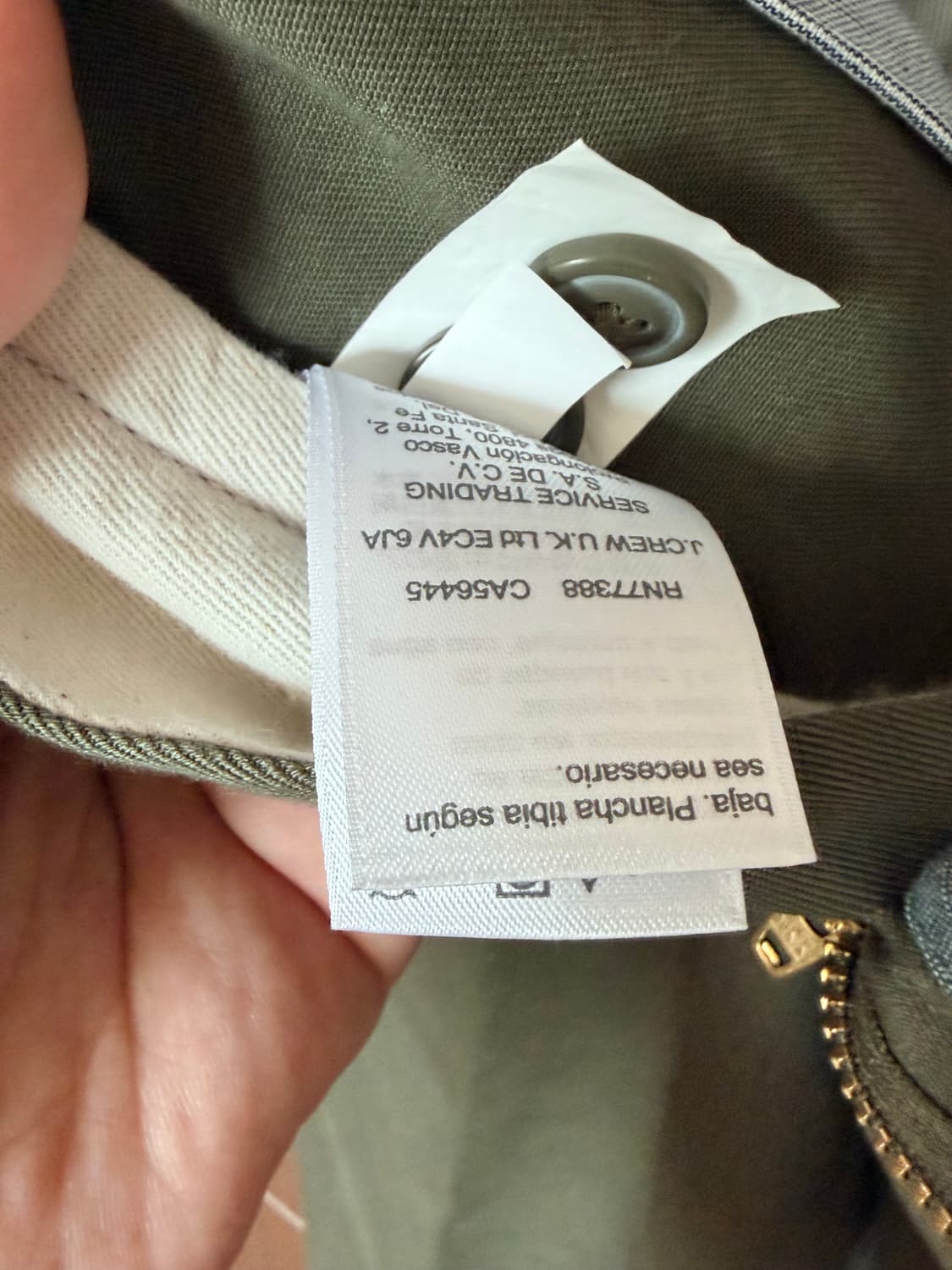 제이크루 1450 릭렉스트 스트레치 치노 올리브 31x30 상품이미지4