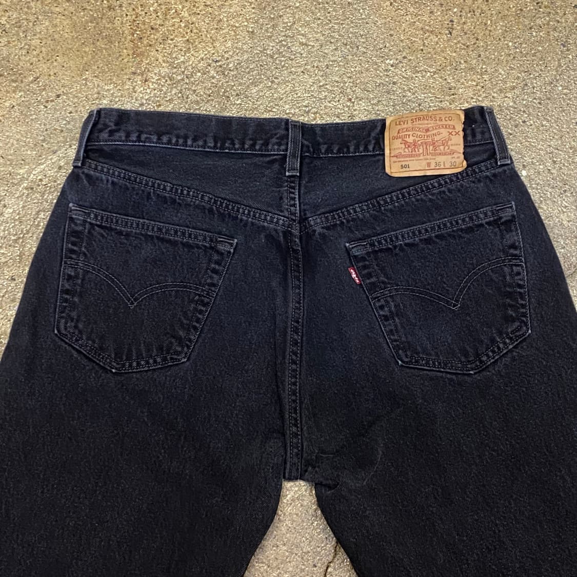 미국 빈티지 리바이스 501 블랙진 청바지 상품이미지6