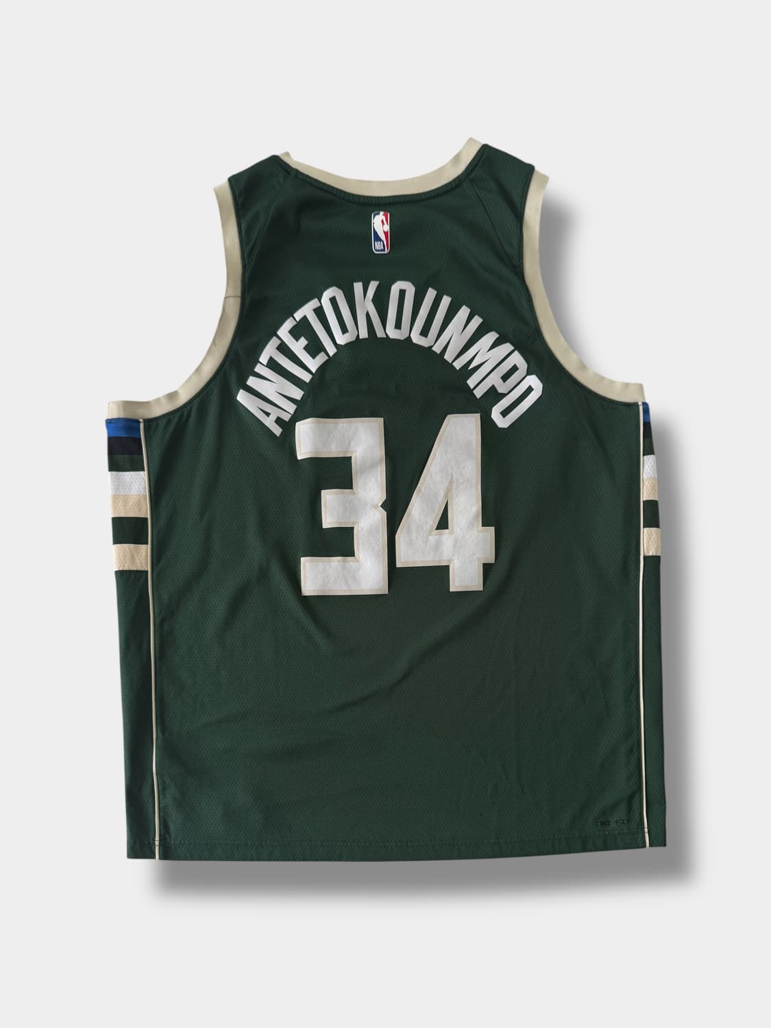 나이키 오버사이즈 NBA 밀워키 벅스 아데토쿤보 베이스볼 져지 상품이미지2