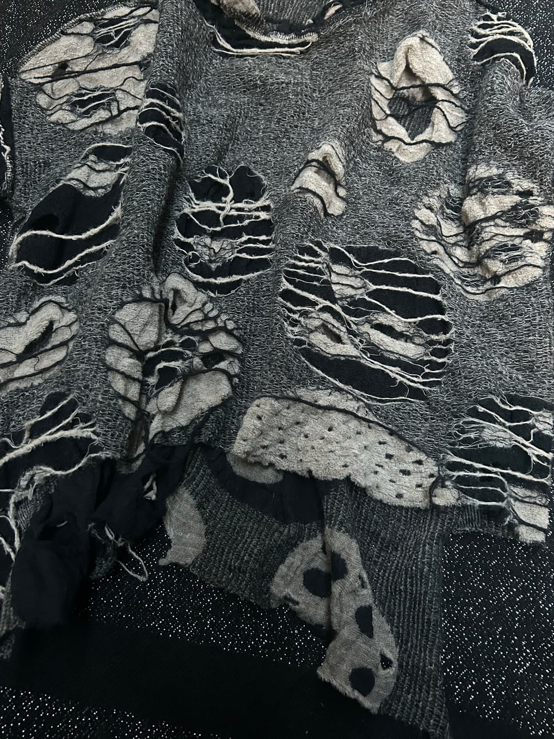 *rare* 1990s JPN 레이어드 기믹 니트  상품이미지3