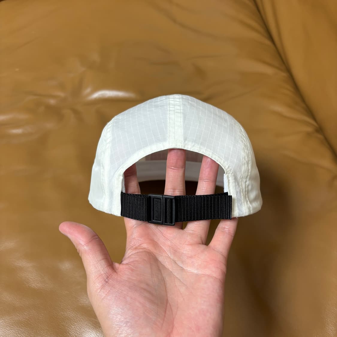 Supreme 슈프림 화이트 립스탑 레드 박스로고 캠프캡 모자 상품이미지8
