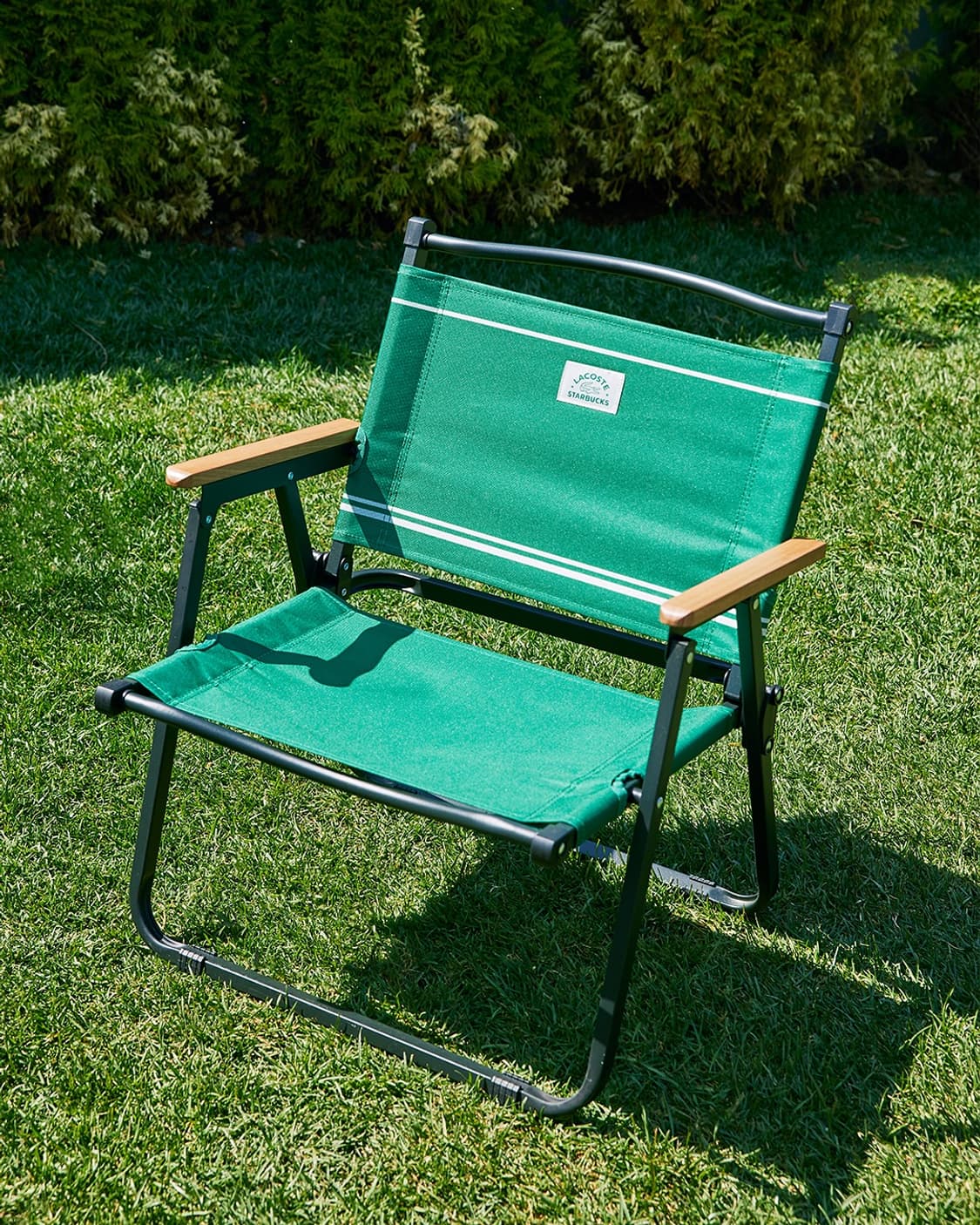 스타벅스 라코스테 캠핑의자+사이드포켓, 헌터 우산 상품이미지1