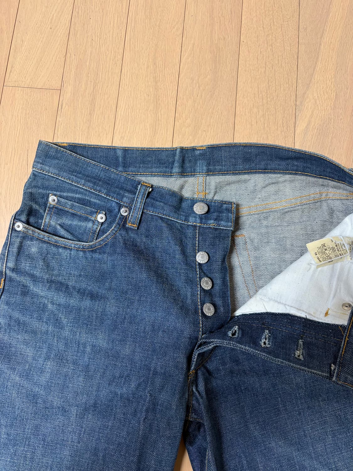 [30] 헬무트랭 1998 빈티지 워시드 데님 상품이미지2