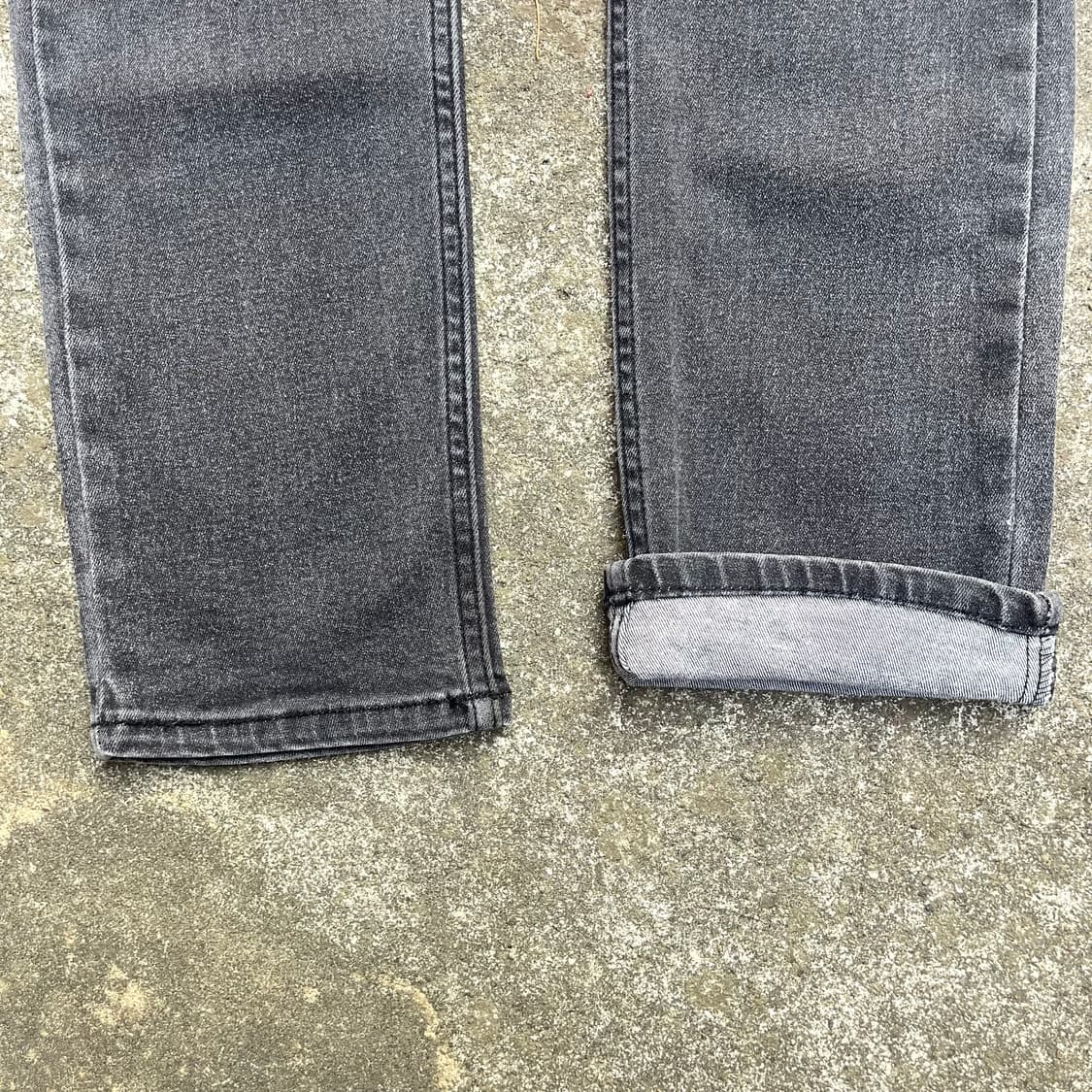 00s 헬무트랭 스키니 블랙 데님 made in USA 상품이미지4