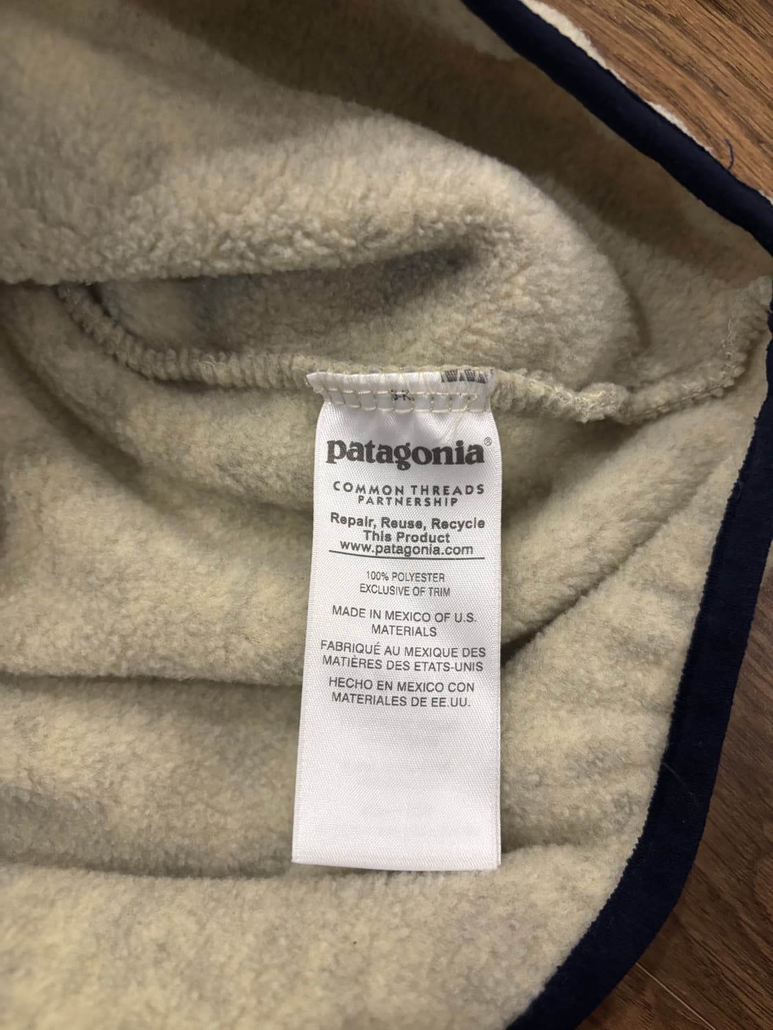 파타고니아 헤비웨이트 신칠라 오트밀 L사이즈 상품이미지4