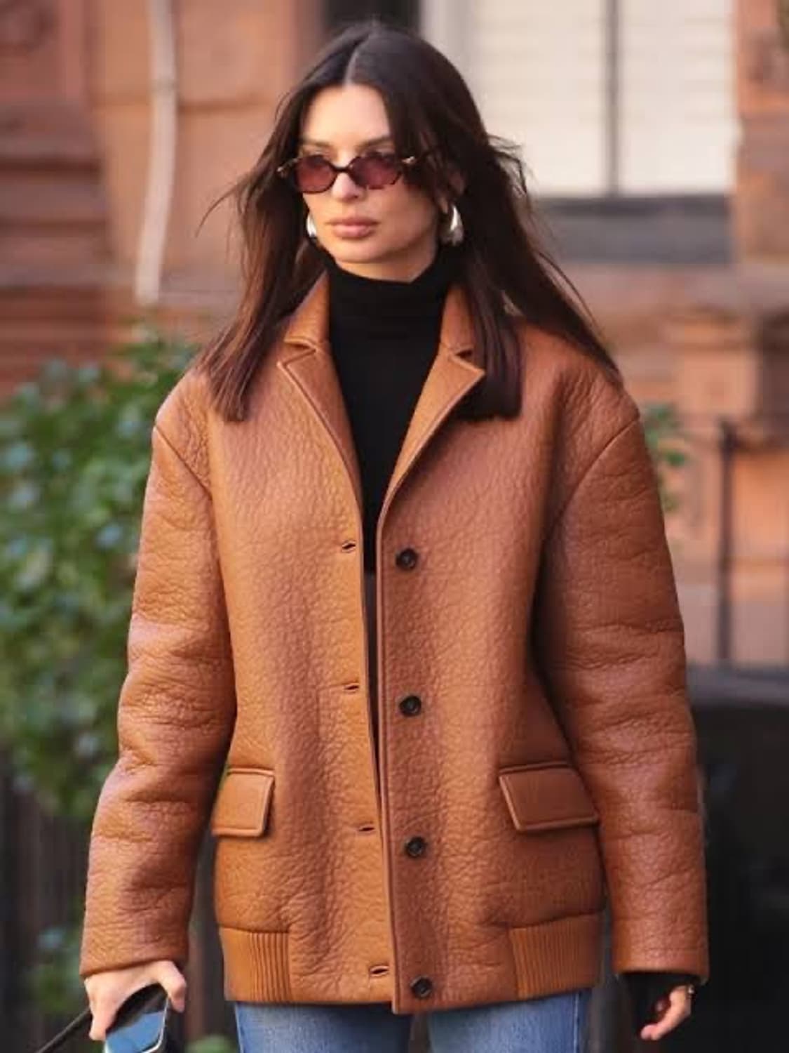 [38] 미우미우 나파 레더 자켓 블레이저 상품이미지3