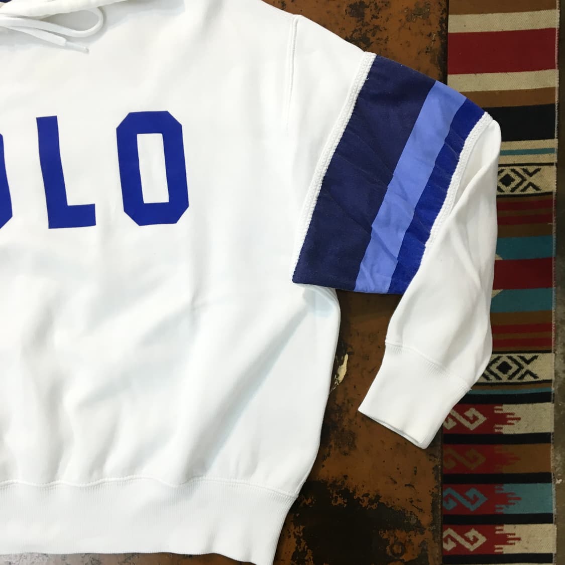 폴로랄프로렌 POLO 프린팅 화이트 박스핏 후디 여성 프리사이즈 상품이미지4