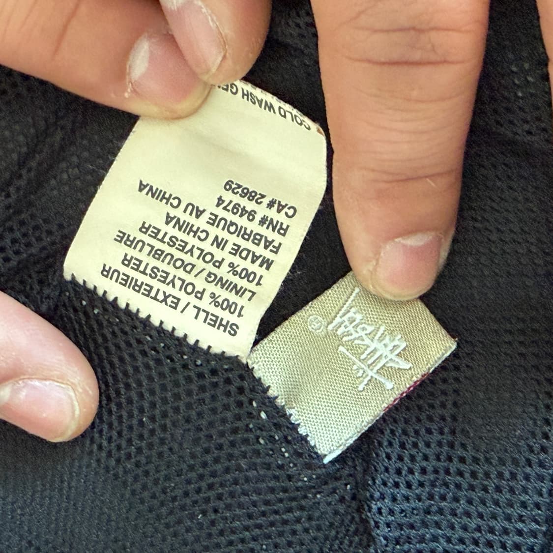 Old Stussy Gear satin stadium jacket 상품이미지5