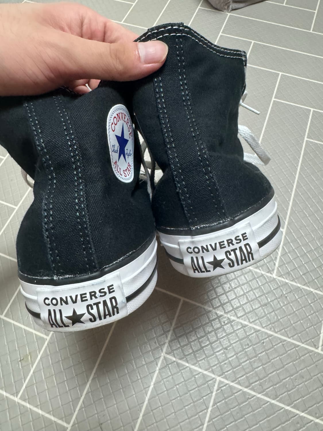 컨버스 척 테일러 올스타 하이 블랙 270 상품이미지3