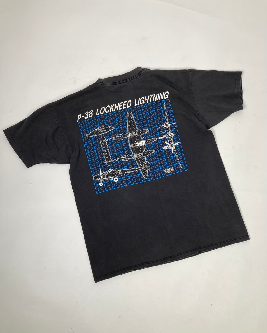 80s Single/Double Stitched Tee (black) 상품이미지2