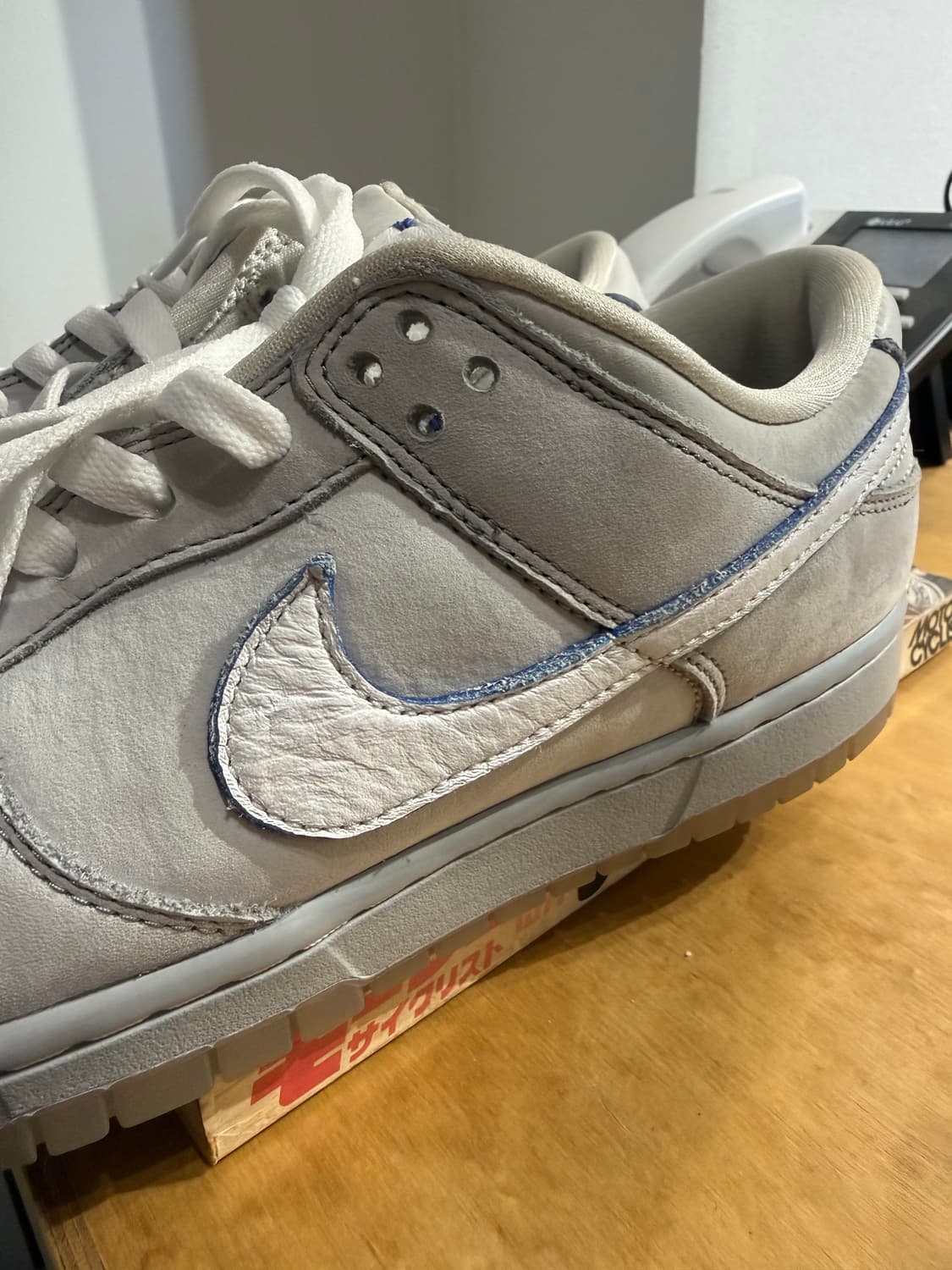 덩크 울프그레이 플래티넘 화이트 285  상품이미지4