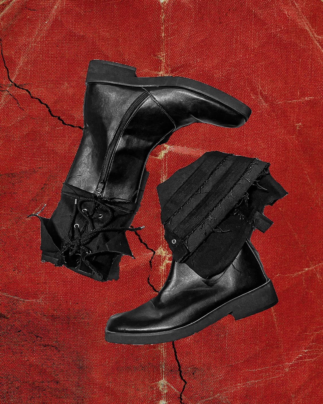 Alfredo bannister 알프레도 바니스터 헤비 레이어드 롱 부츠 상품이미지1