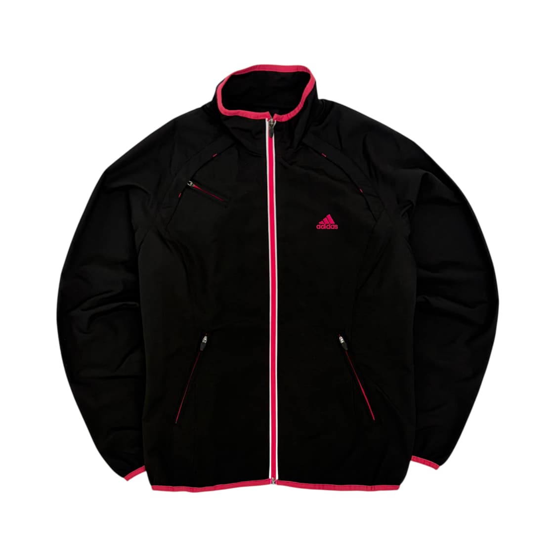 아디다스 블랙 핑크 라인 자켓 상품이미지1