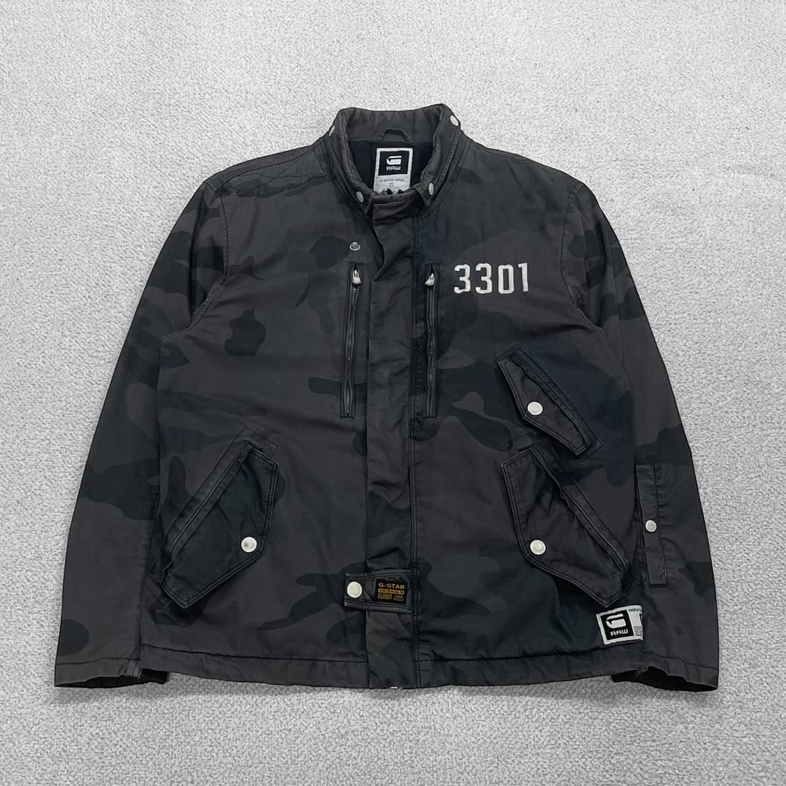 G-Star Raw 밀리터리 카모 포켓 자켓 상품이미지1