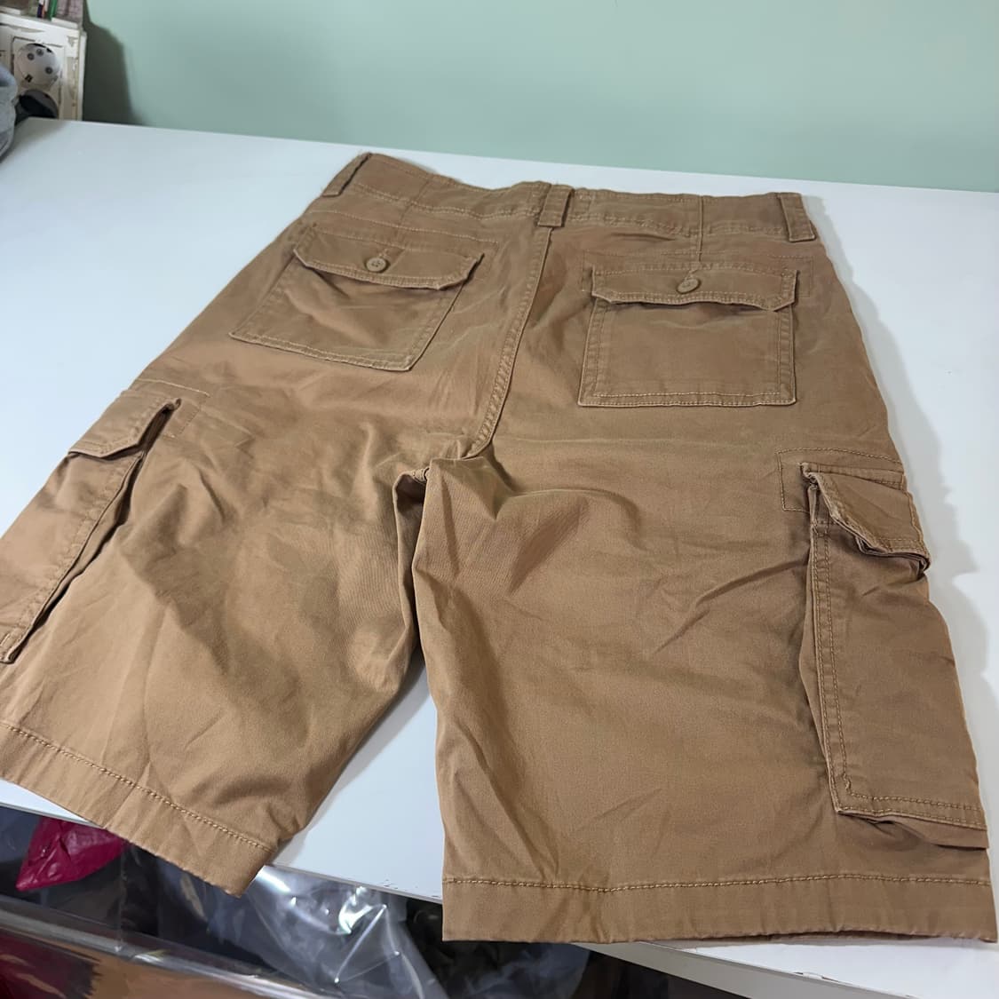 30 GOODIEFELLOW 된장 코튼 카고반바지 쇼츠 상품이미지4