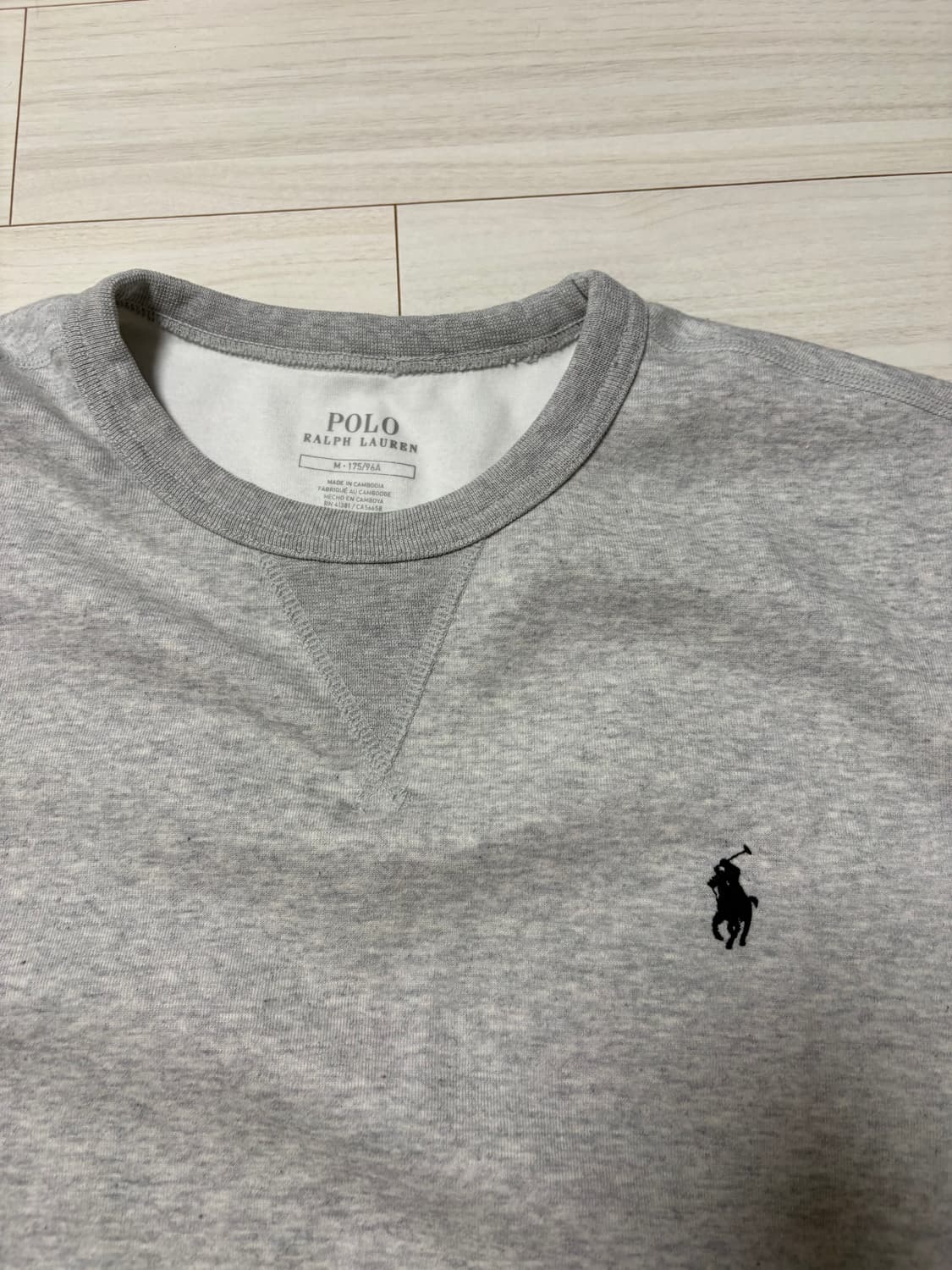 폴로 더블니트 맨투맨 상품이미지2