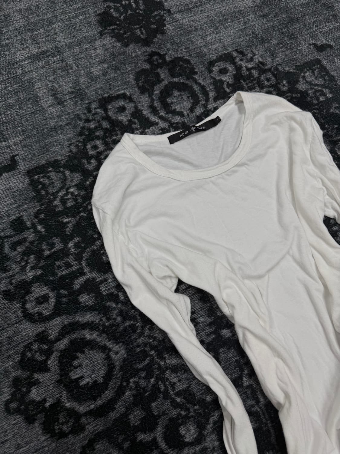 No id asymmetry ghost cut sew 상품이미지2