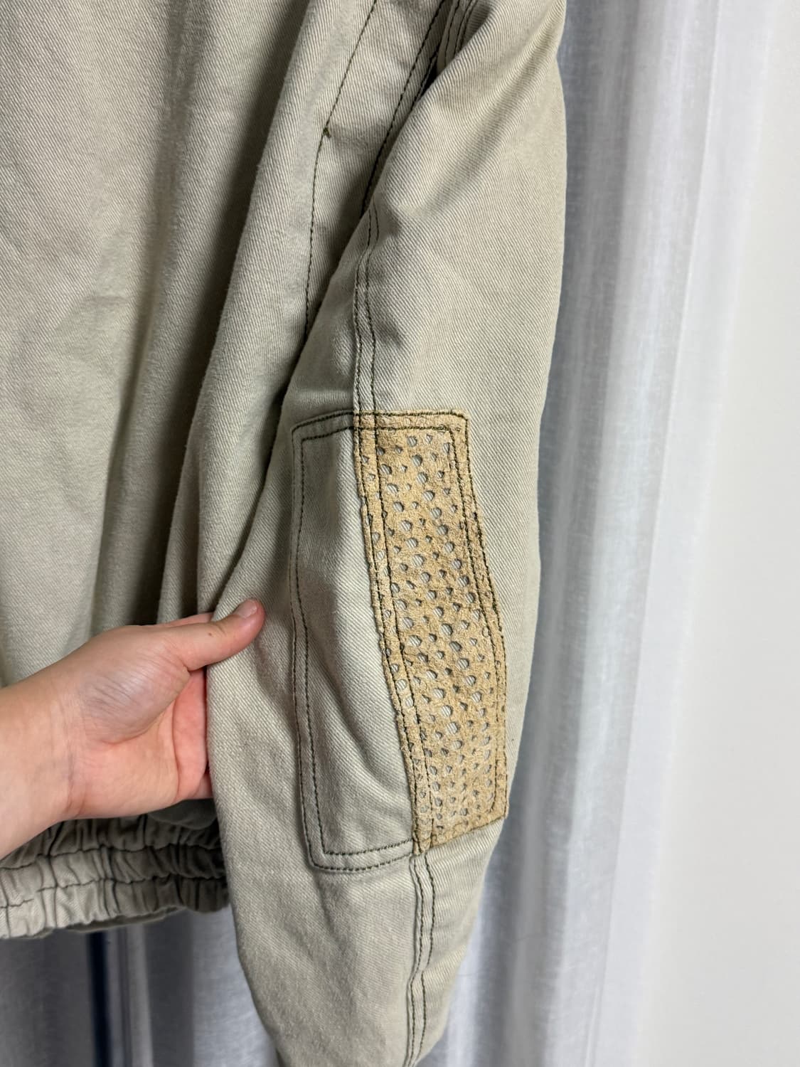 베이지 봄버 자켓  상품이미지8