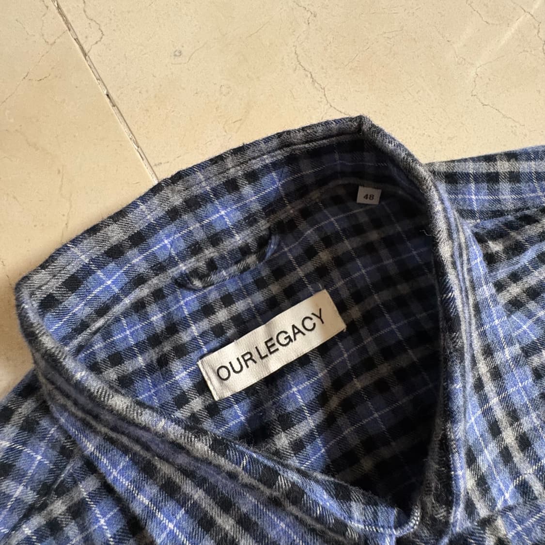 Our Legacy Above Shirt Cantrell Check 상품이미지4