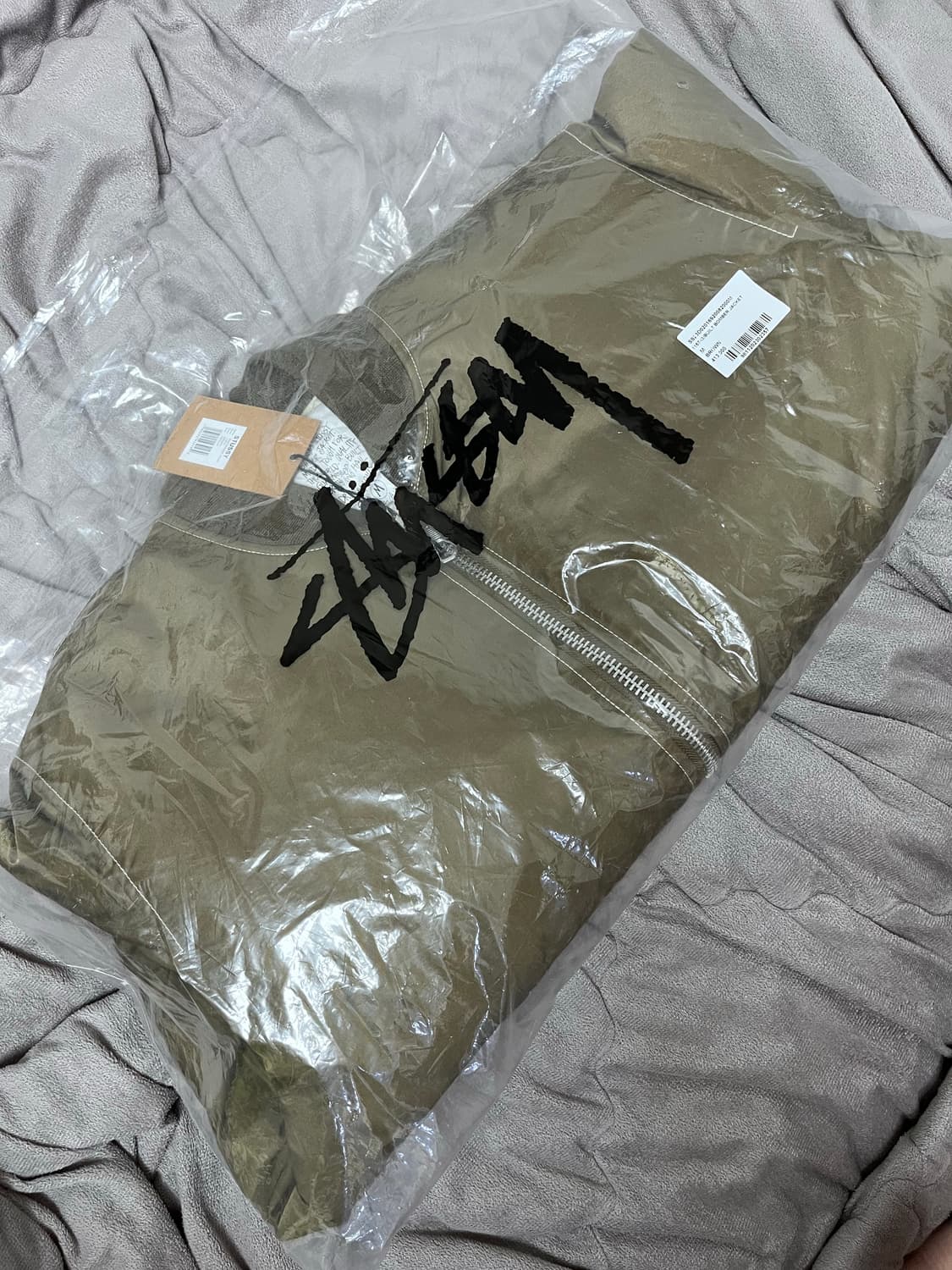 [M] 스투시 빌트 리버시블 봄버 브라운 새상품 상품이미지2