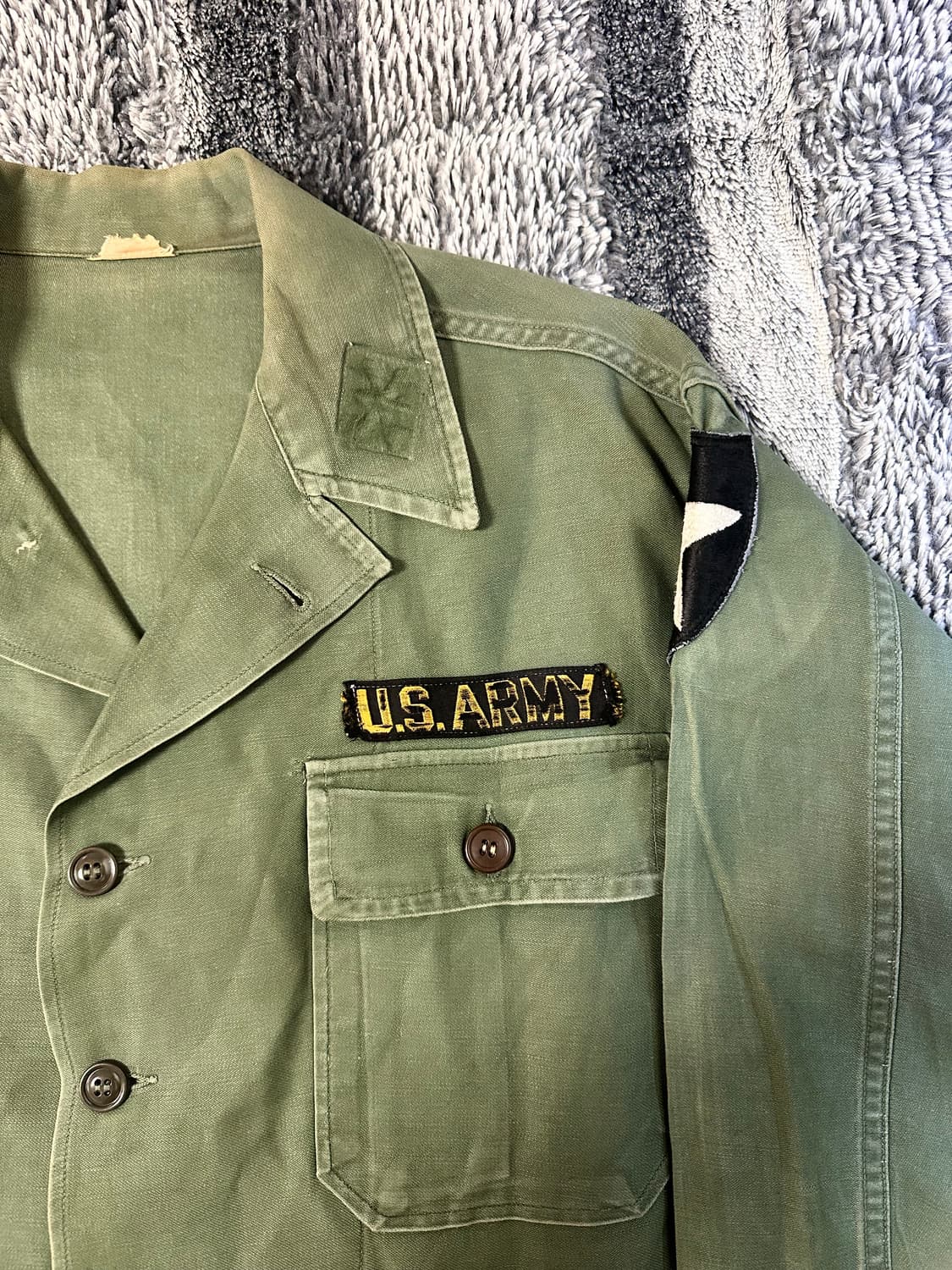 60s U.S. Army OG-107 Utility Shirt 상품이미지2