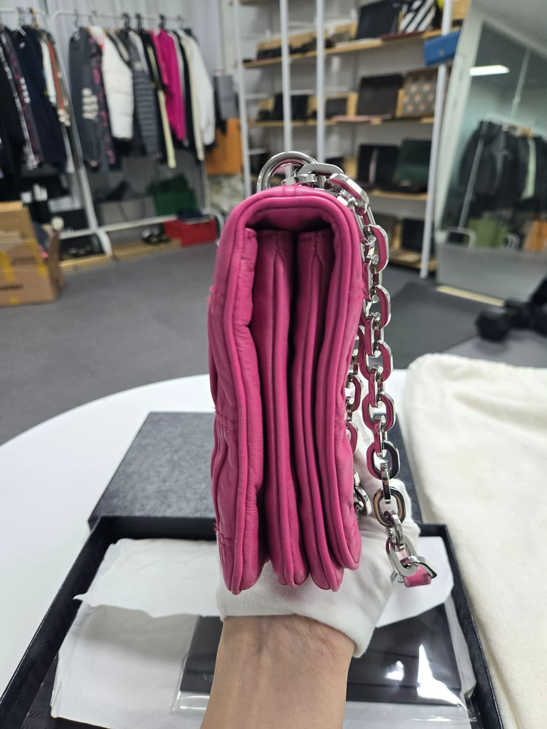 [A급컨디션]프라다 고프레 숄더백 상품이미지4