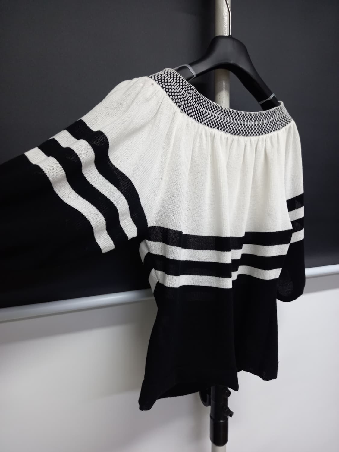 미샤 춘하 면 나일론 니트 블라우스 55 상품이미지4